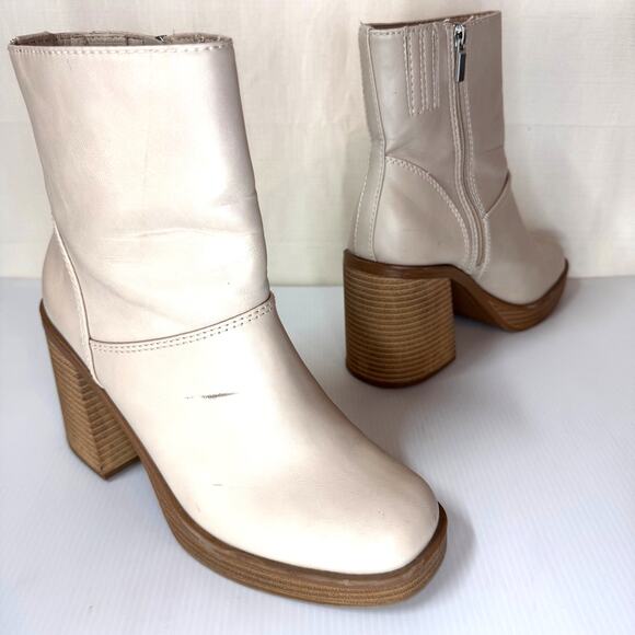 UNIVERSAL THREAD Jenna Platform Boots Size 9 Chunky Fall Bohemian Festival - Picture 1 of 13